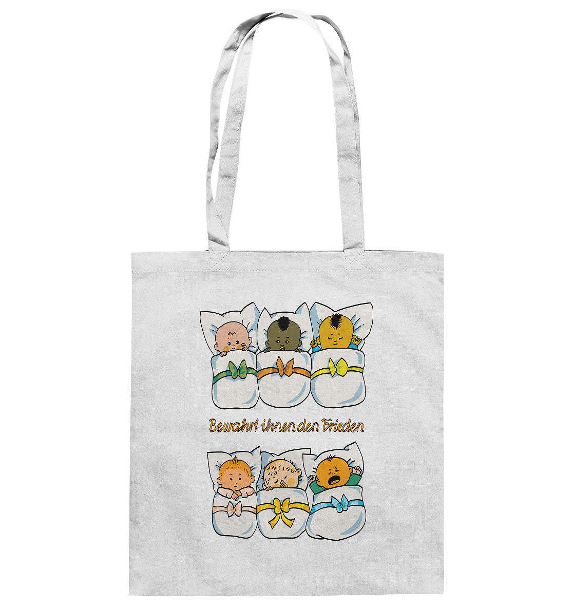 DDR Ostalgie Baumwolltasche • BEWAHRT IHNEN DEN FRIEDEN (DDR ORIGINAL-PLAKAT)