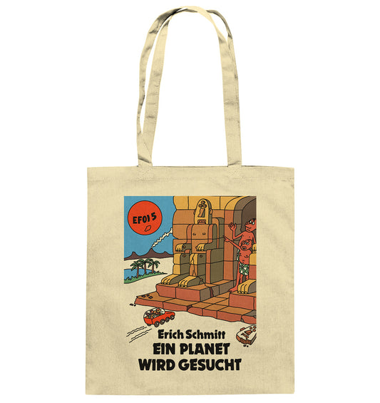 DDR Ostalgie Baumwolltasche • ERICH SCHMITT - EIN PLANET WIRD GESUCHT