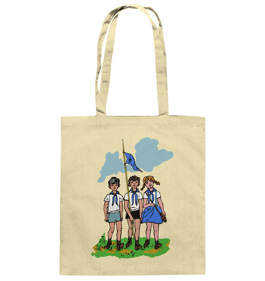 DDR Ostalgie Baumwolltasche • JUNGE PIONIERE - PIONIERAUSWEIS