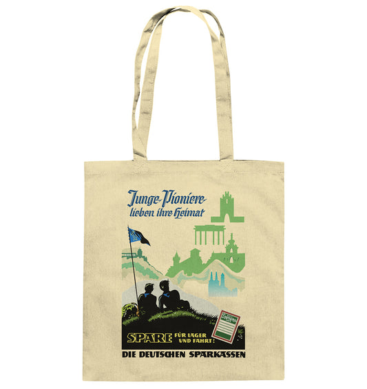 BAUMWOLLTASCHE • JUNGE PIONIERE LIEBEN IHRE HEIMAT