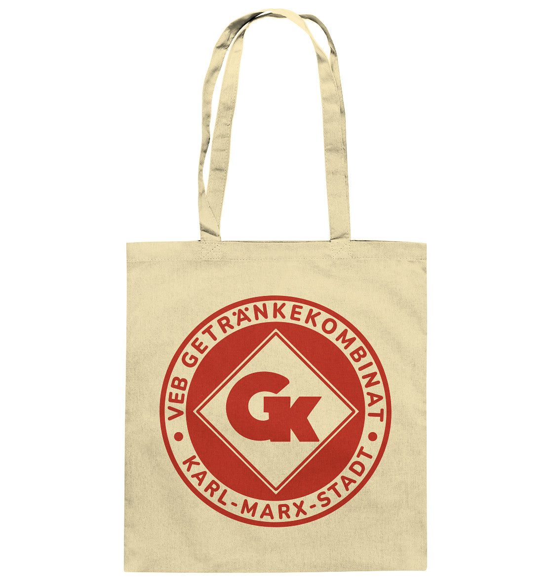 DDR Ostalgie Baumwolltasche • VEB GETRÄNKEKOMBINAT KARL-MARX-STADT