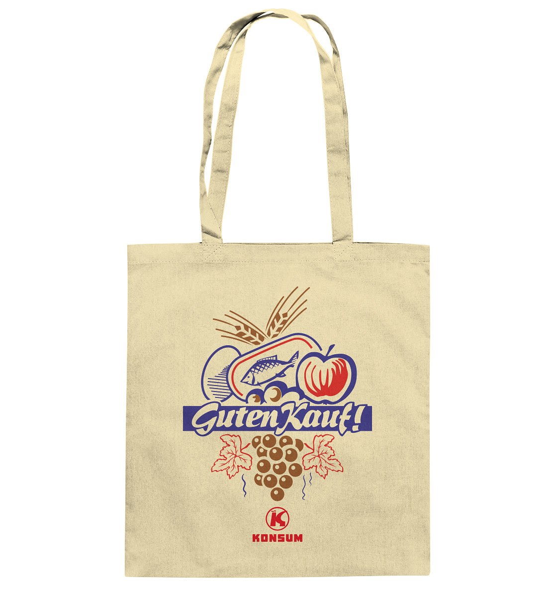 DDR Ostalgie Baumwolltasche • GUTEN KAUF! HO KONSUM
