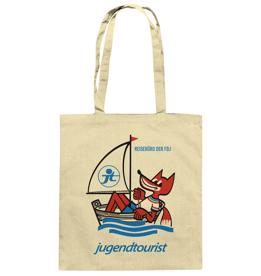 DDR Ostalgie Baumwolltasche • FDJ JUGENDTOURIST