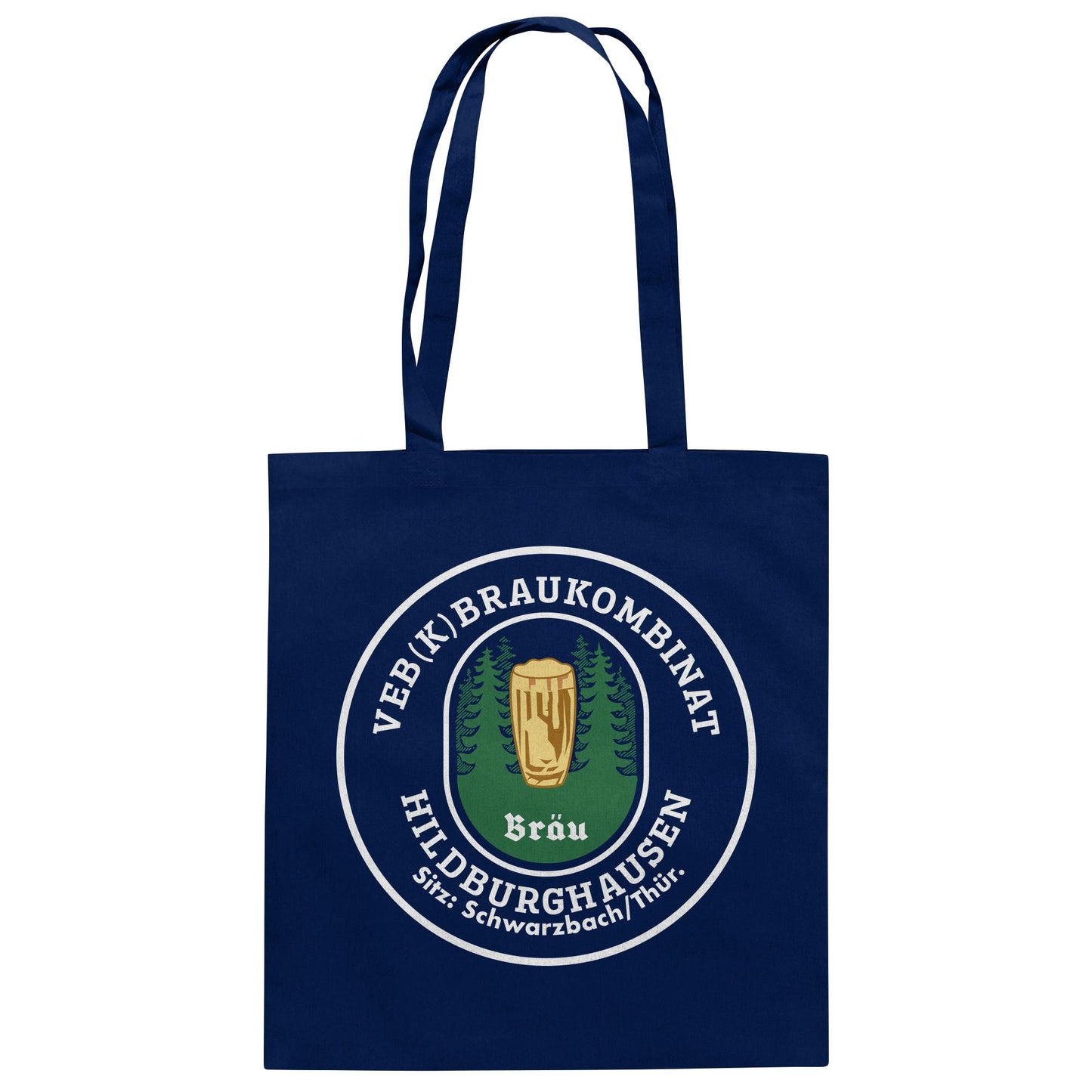 DDR Ostalgie Baumwolltasche • VEB BRAUKOMBINAT HILDBURGHAUSEN BIER