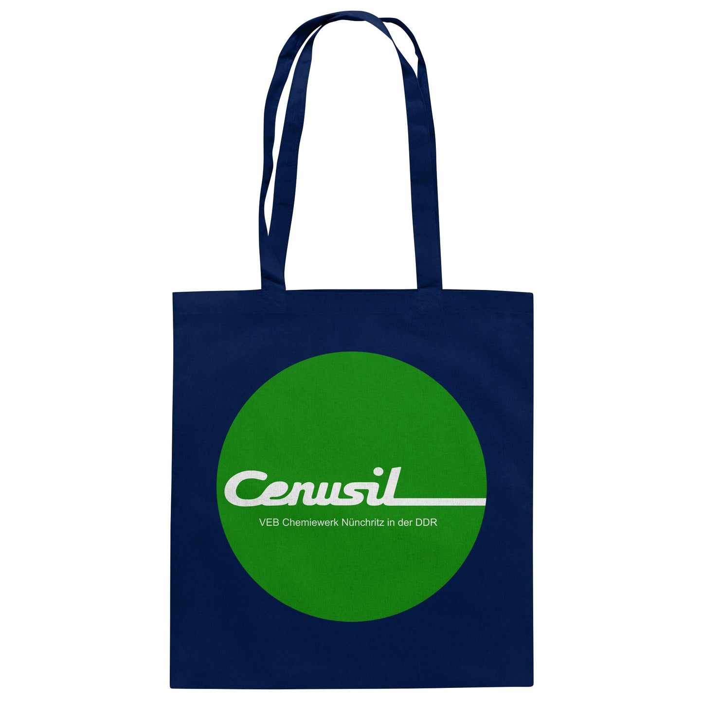 DDR Ostalgie Baumwolltasche • CENUSIL - VEB CHEMIE NÜNCHRITZ