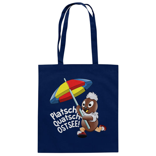 Pitti Stadt Nicki (Baumwolltasche) • PLATSCH QUATSCH OSTSEE!