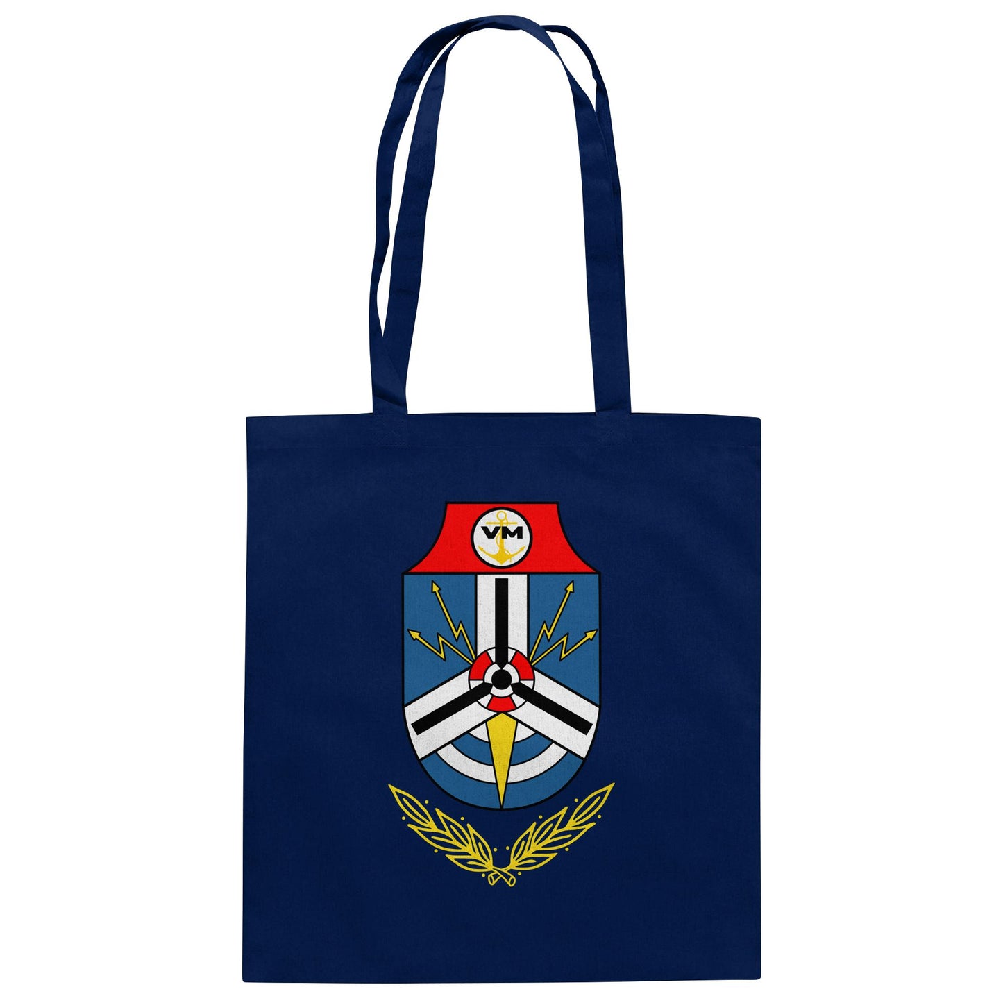 DDR Ostalgie Baumwolltasche • NVA EMBLEM - MARINEGESCHWADER 18 - KURT BARTHEL