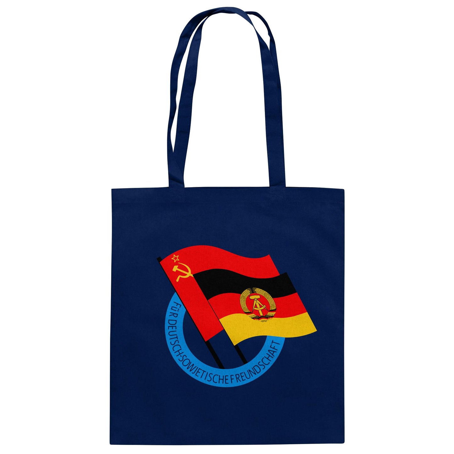 DDR Ostalgie Baumwolltasche • DEUTSCH SOWJETISCHE FREUNDSCHAFT