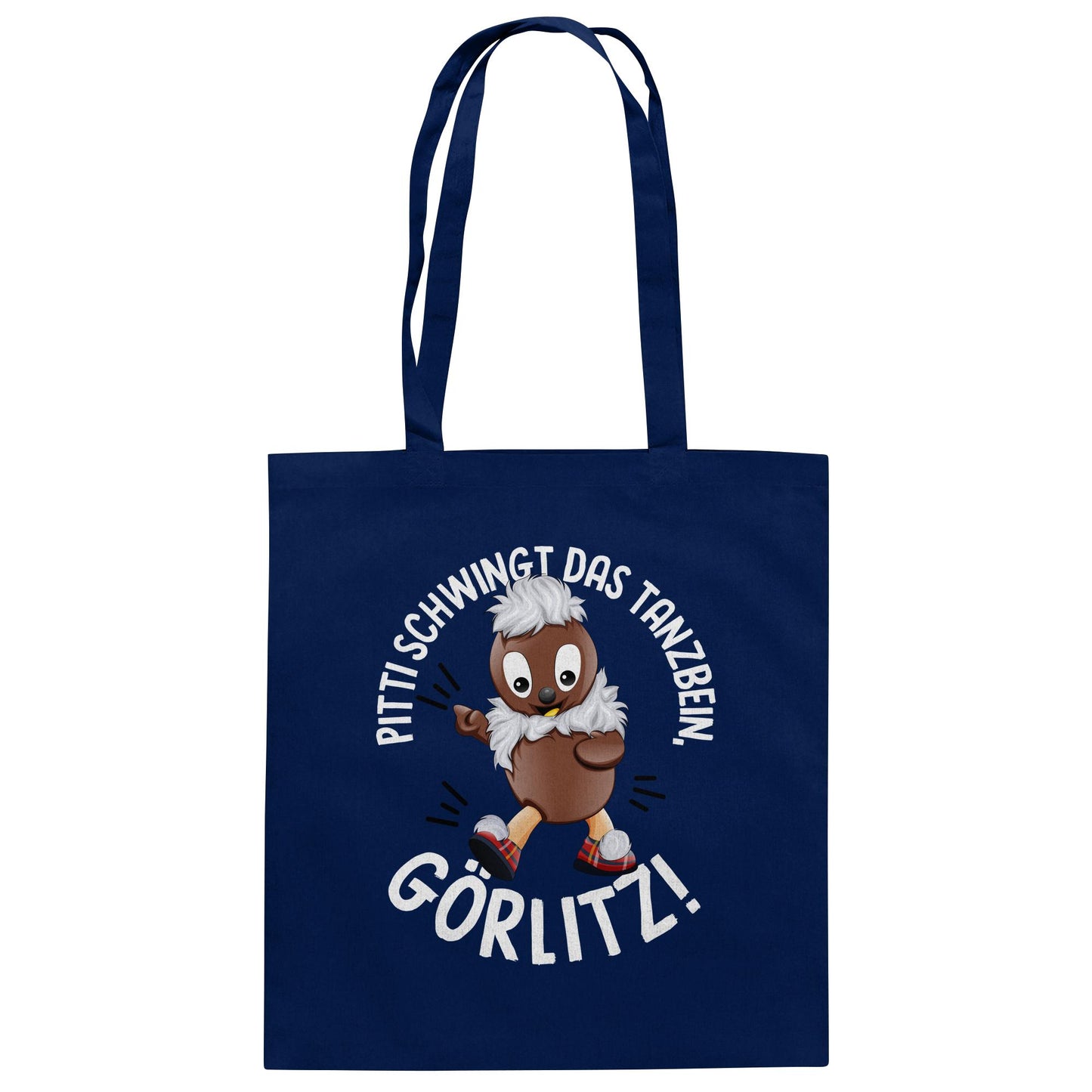 Pitti Stadt Nicki (Baumwolltasche) • PITTI SCHWINGT DAS TANZBEIN, GÖRLITZ!