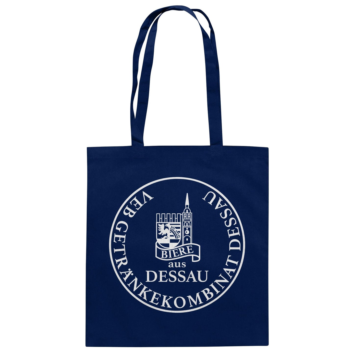 DDR Ostalgie Baumwolltasche • VEB GETRÄNKEKOMBINAT DESSAU BIERE
