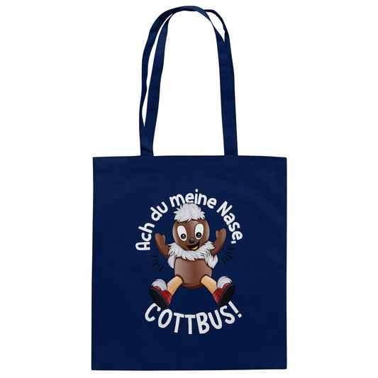 Pitti Stadt Nicki (Baumwolltasche) • ACH DU MEINE NASE COTTBUS!