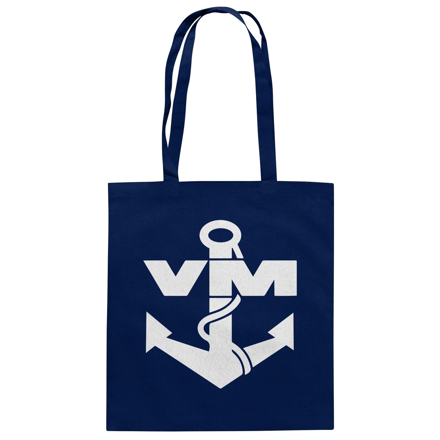 DDR Ostalgie Baumwolltasche • NVA EMBLEM - VOLKSMARINE SEESTREITKRÄFTE - DUNKEL