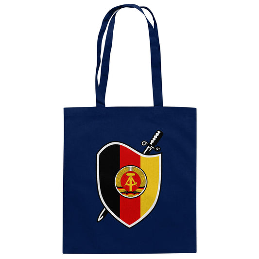 DDR Ostalgie Baumwolltasche • SIGNÉ STAATSSICHERHEIT (BRUST)