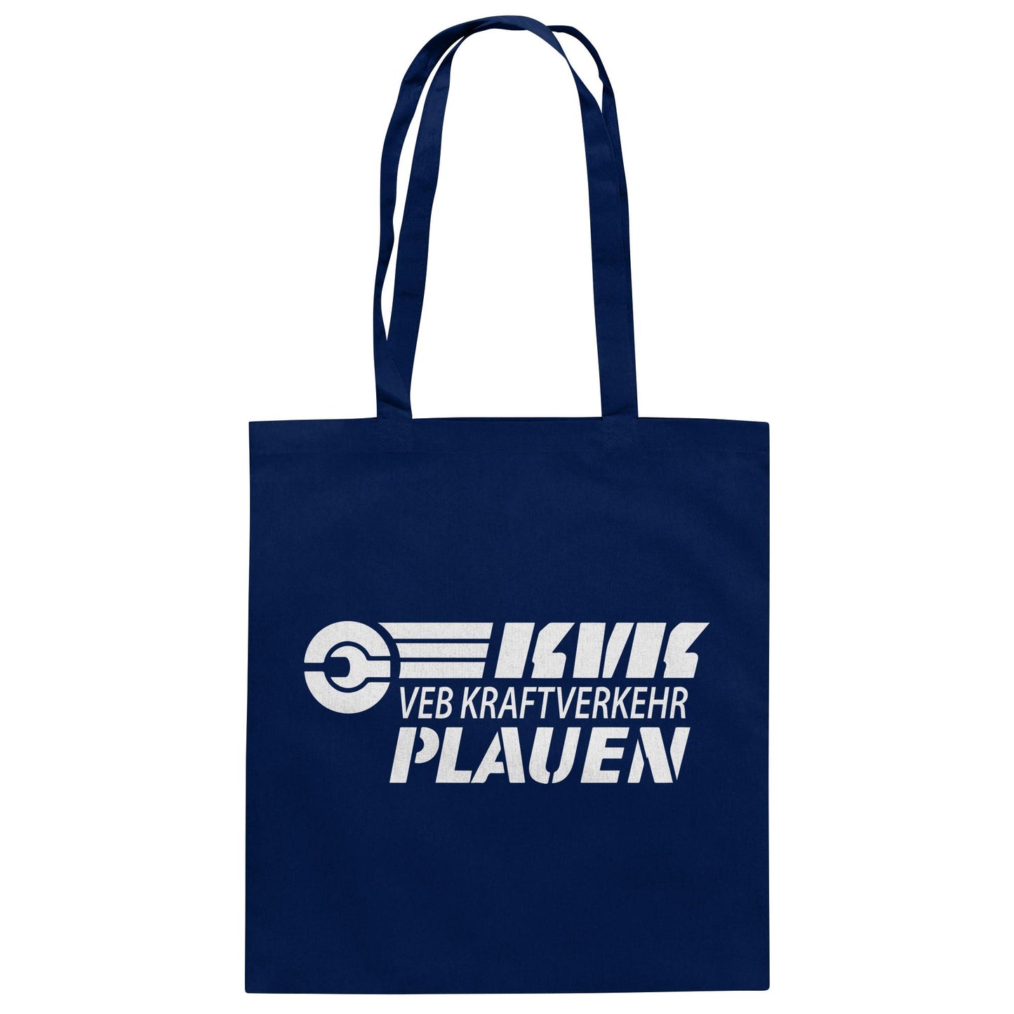 DDR Ostalgie Baumwolltasche • VEB KRAFTVERKEHR PLAUEN