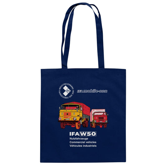 DDR Ostalgie Baumwolltasche • IFA W50 (ORIGINAL POSTER)