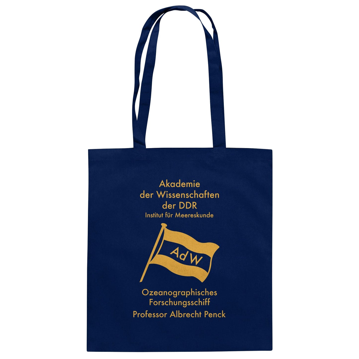 DDR Ostalgie Baumwolltasche • OZEONOGRAPHISCHES FORSCHUNGSSCHIFF ALBRECHT PENCK