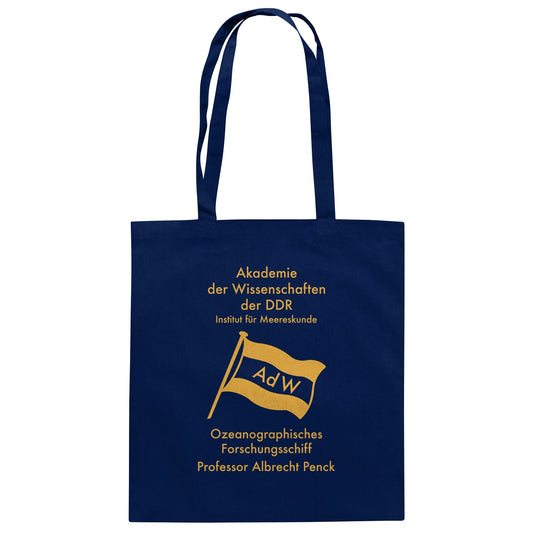 DDR Ostalgie Baumwolltasche • OZEONOGRAPHISCHES FORSCHUNGSSCHIFF ALBRECHT PENCK