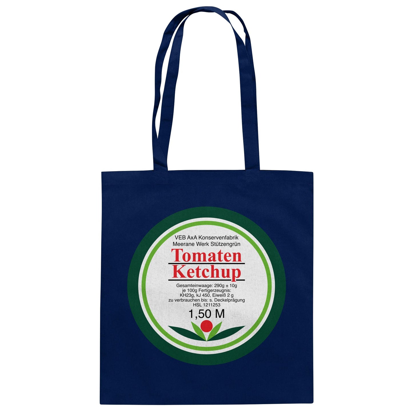 DDR Ostalgie Baumwolltasche • VEB AXA KONSERVEN MEERANE - TOMATEN-KETCHUP