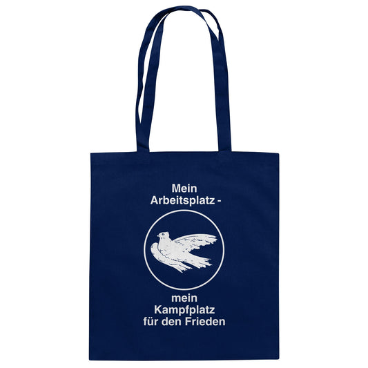 MEIN ARBEITSPLATZ - MEIN KAMPFPLATZ FÜR DEN FRIEDEN | DDR Ostalgie Baumwolltasche