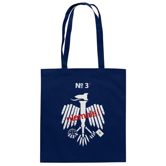 DDR Ostalgie Baumwolltasche • 3. WELTKRIEG NIEMALS! ANTI-NATO (ORIGINAL POSTER)
