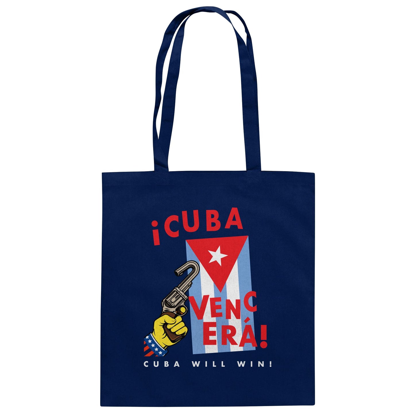 DDR Ostalgie Baumwolltasche • VENCERÁ! CUBA WILL WIN! (ORIGINAL POSTER KUBA)