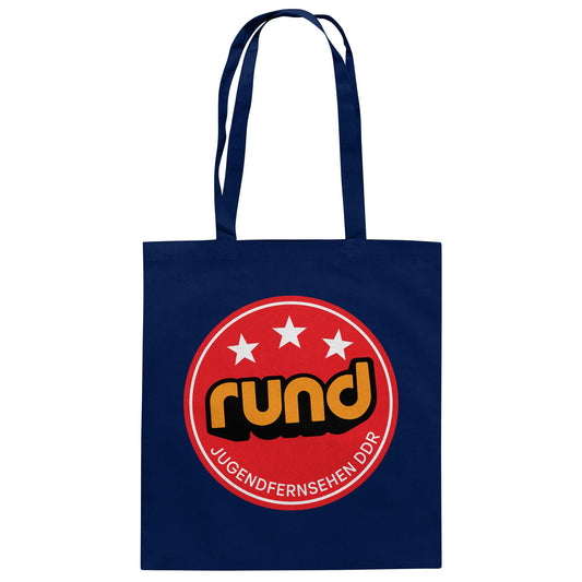 DDR Ostalgie Baumwolltasche • RUND - JUGENDFERNSEHEN DDR