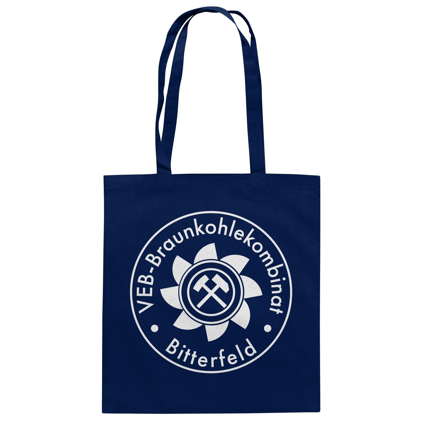 DDR Ostalgie Baumwolltasche • VEB BRAUNKOHLEKOMBINAT BITTERFELD