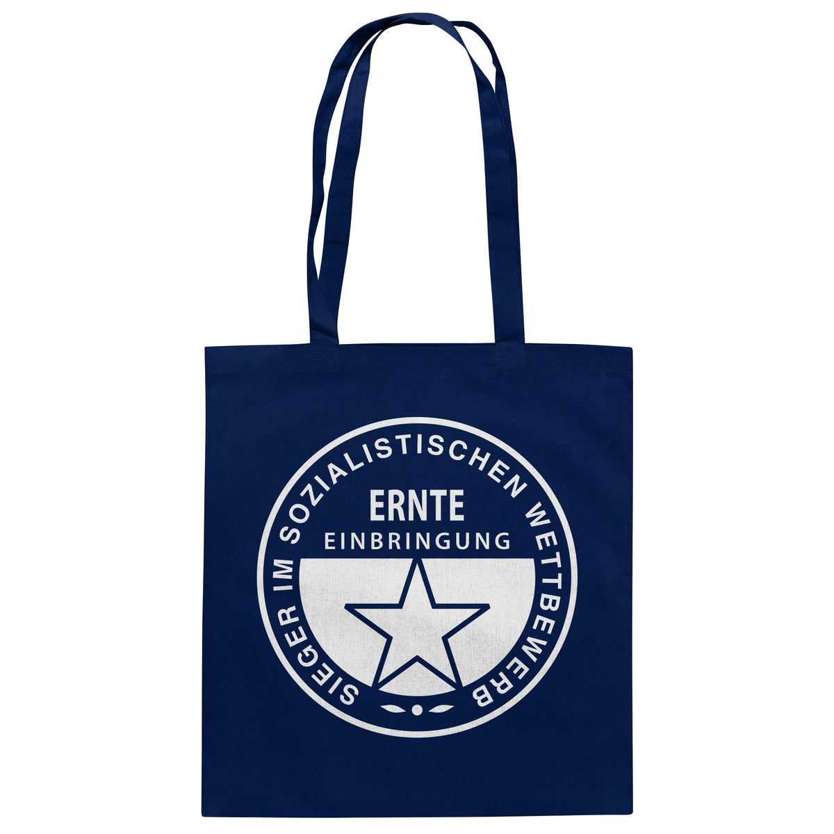 DDR Ostalgie Baumwolltasche • ERNTE-EINBRINGUNG - SIEGER (ORIGINAL-MEDAILLE)