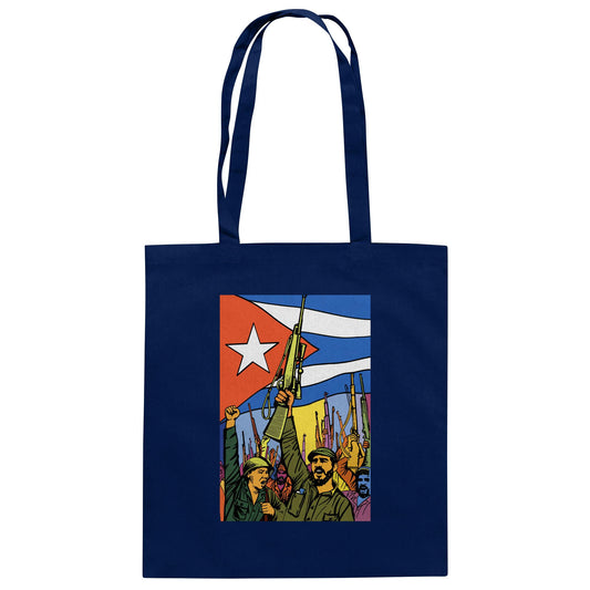 DDR Ostalgie Baumwolltasche • KUBANISCHE REVOLUTION (ORIGINAL POSTER)
