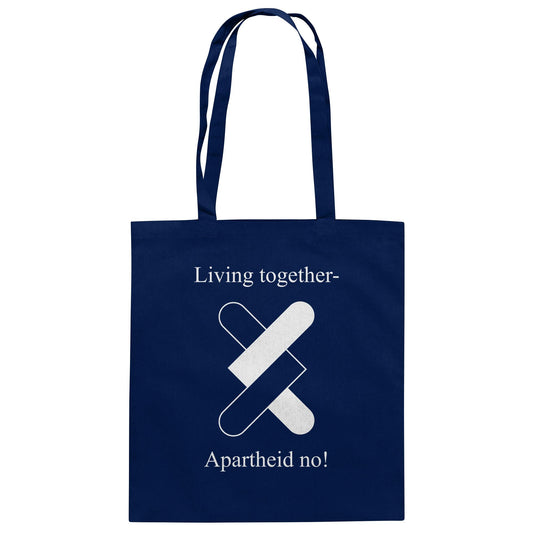 DDR Ostalgie Baumwolltasche • APARTHEID NO! (ORIGINAL POSTER)