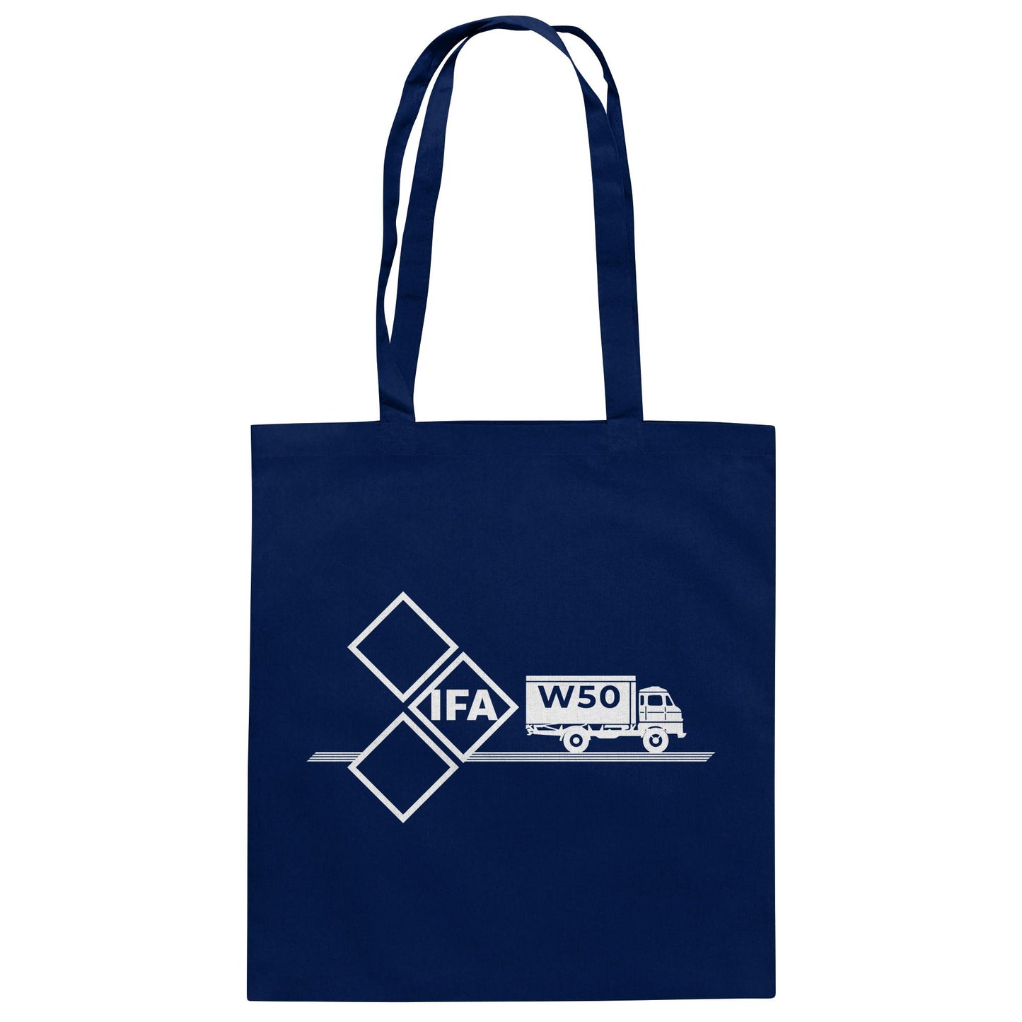 DDR Ostalgie Baumwolltasche • IFA W50 (ORIGINAL SCHILD)