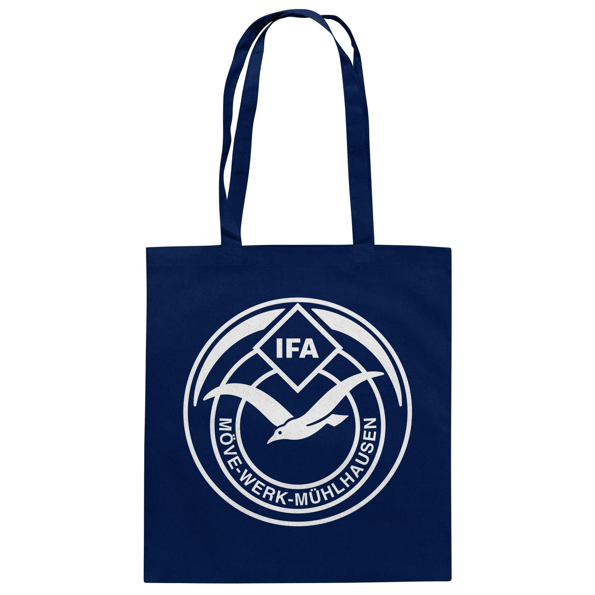 DDR Ostalgie Baumwolltasche • IFA MÖVE-WERK MÜHLHAUSEN