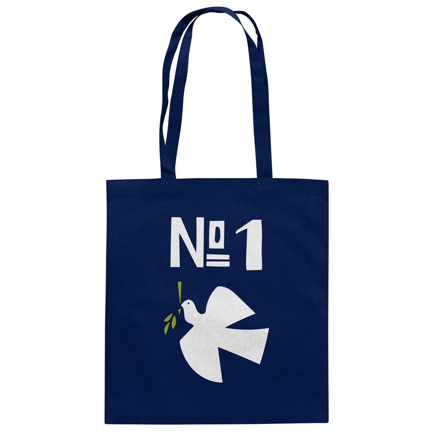 DDR Ostalgie Baumwolltasche • NO. 1 PRIORITÄT - FRIEDEN! (ORIGINAL PLAKAT)