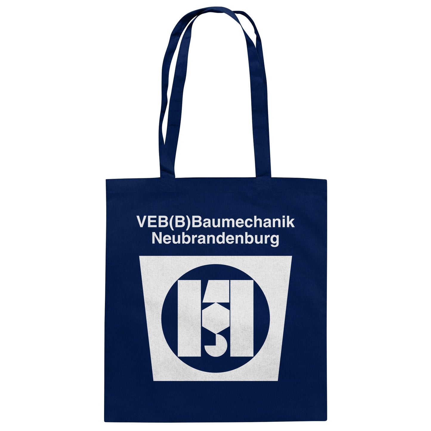DDR Ostalgie Baumwolltasche • VEB BAUMECHANIK NEUBRANDENBURG
