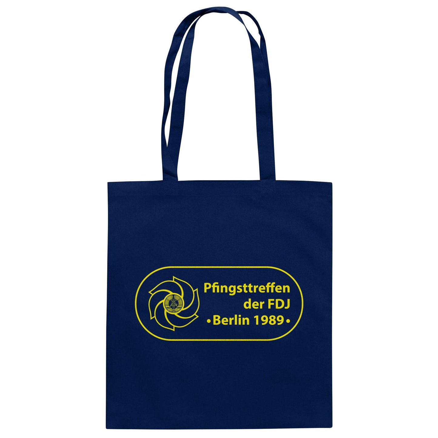 DDR Ostalgie Baumwolltasche • PFINGSTTREFFEN DER FDJ, BERLIN 1989