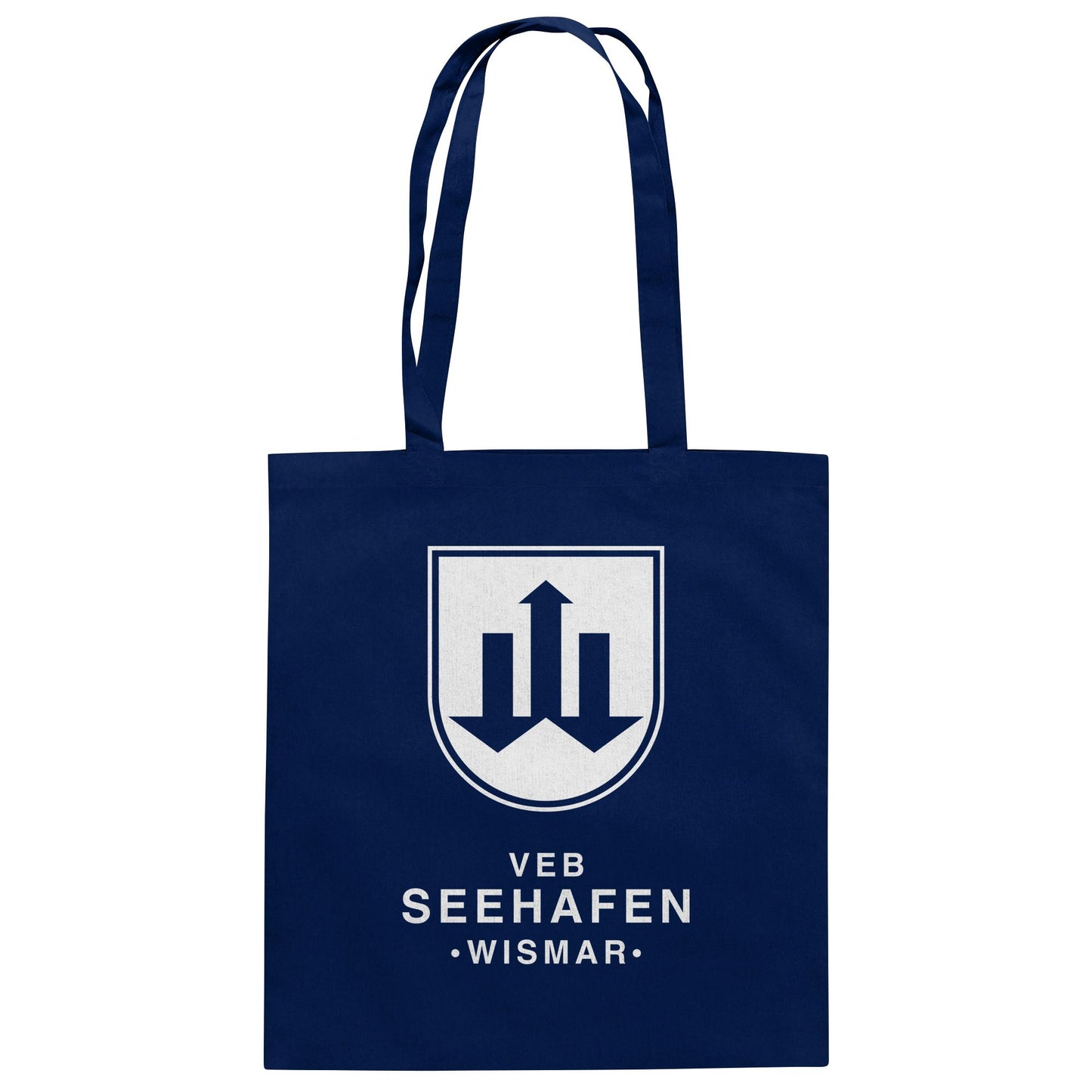 DDR Ostalgie Baumwolltasche • VEB SEEHAFEN WISMAR