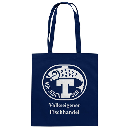 DDR Ostalgie Baumwolltasche • VEB VOLKSEIGENER FISCHHANDEL