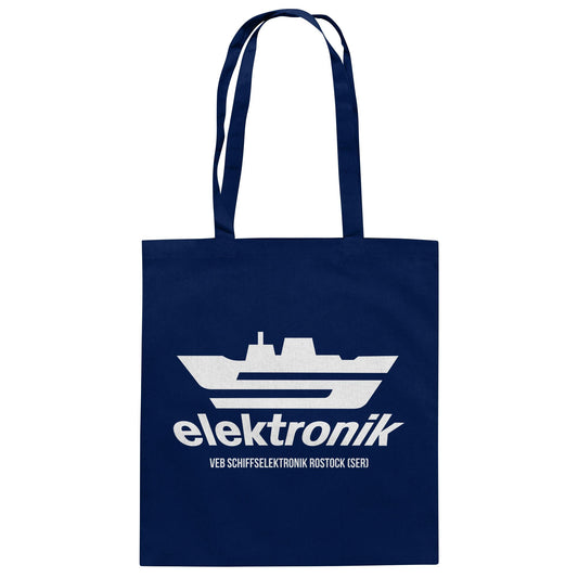 DDR Ostalgie Baumwolltasche • VEB SCHIFFSELEKTRONIK ROSTOCK