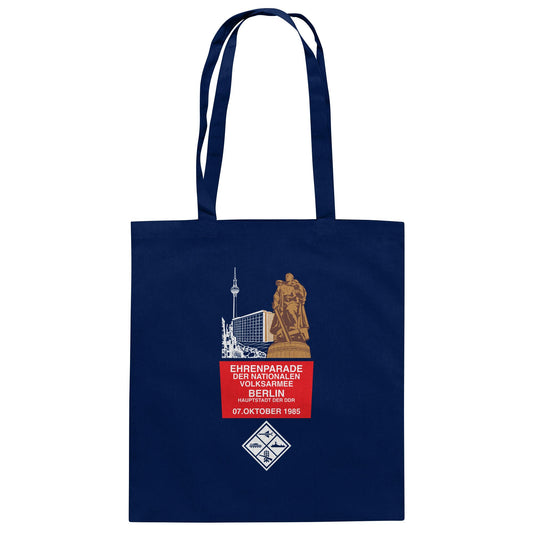 DDR Ostalgie Baumwolltasche • EHRENPARADE DER NVA, 1985 BERLIN (ORIGINALWIMPEL)