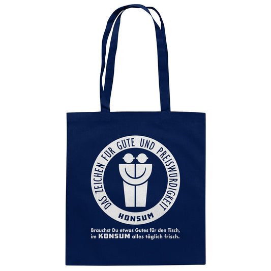 DDR Ostalgie Baumwolltasche • KONSUM - DAS ZEICHEN FÜR GÜTE UND PREISWÜRDIGKEIT