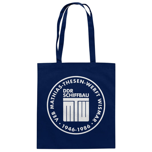 DDR Ostalgie Baumwolltasche • MATHIAS-THESEN-WERFT WISMAR