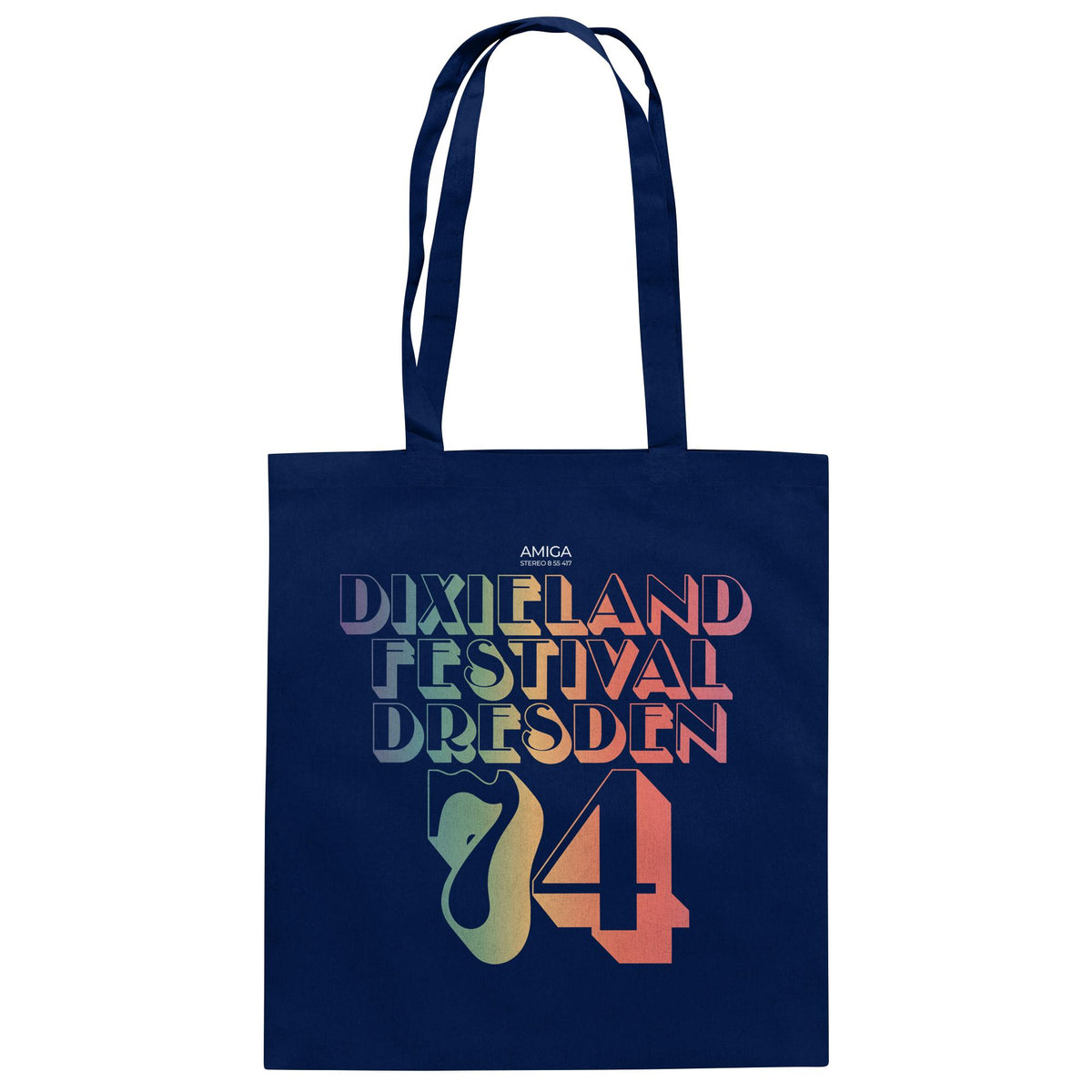 DDR Ostalgie Baumwolltasche • DIXIELAND FESTIVAL DRESDEN 1974 (ORIGINAL-PLATTE)