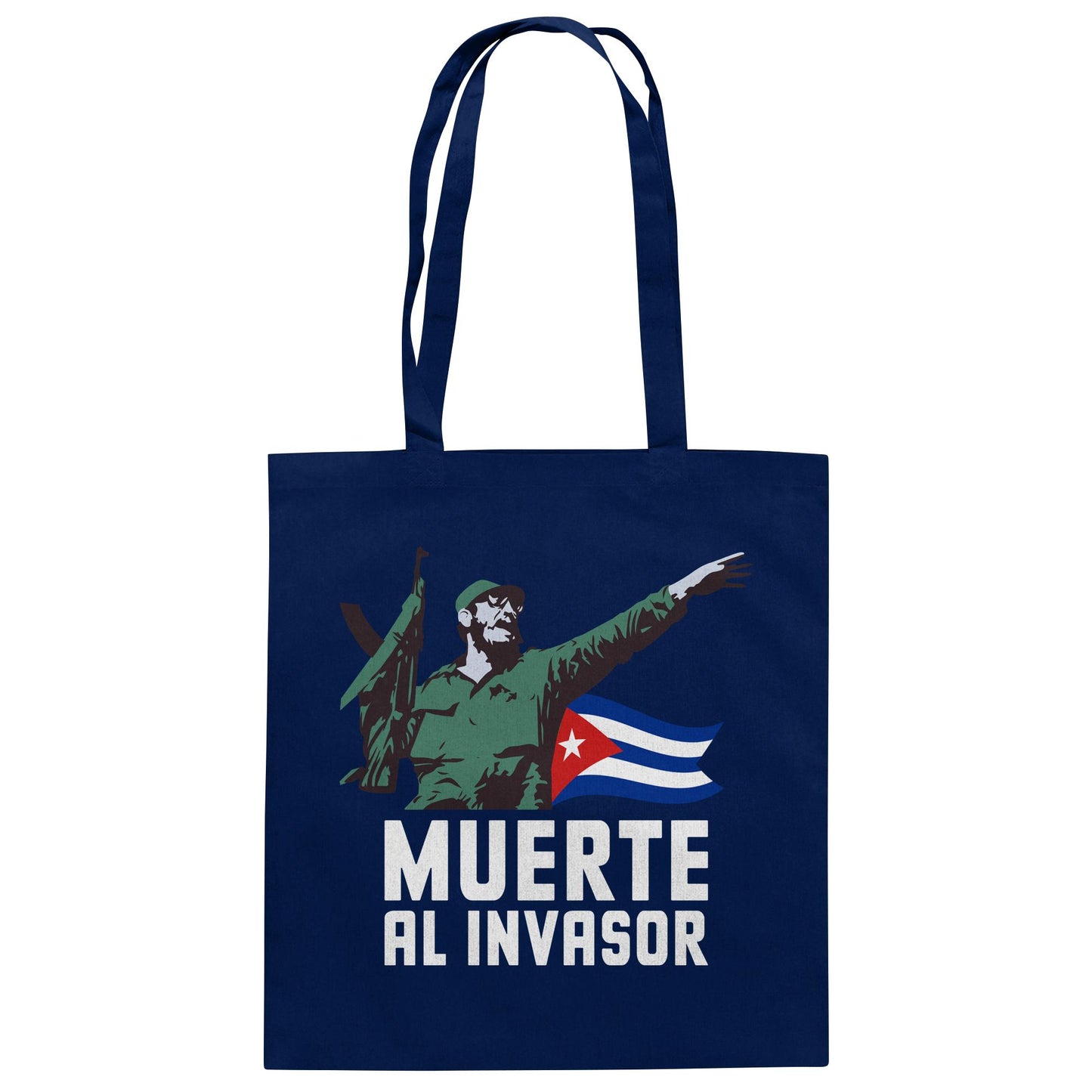 DDR Ostalgie Baumwolltasche • KUBA - MUERTE AL INVASOR