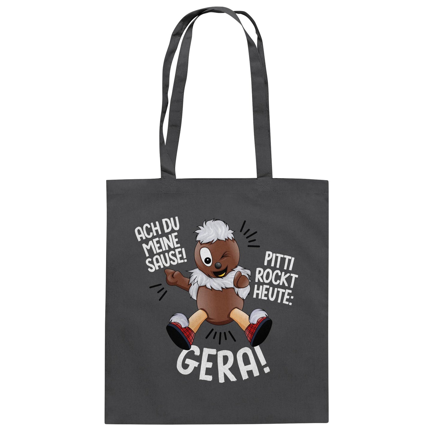 Pitti Stadt Nicki (Baumwolltasche) • PITTI ROCKT HEUTE GERA!