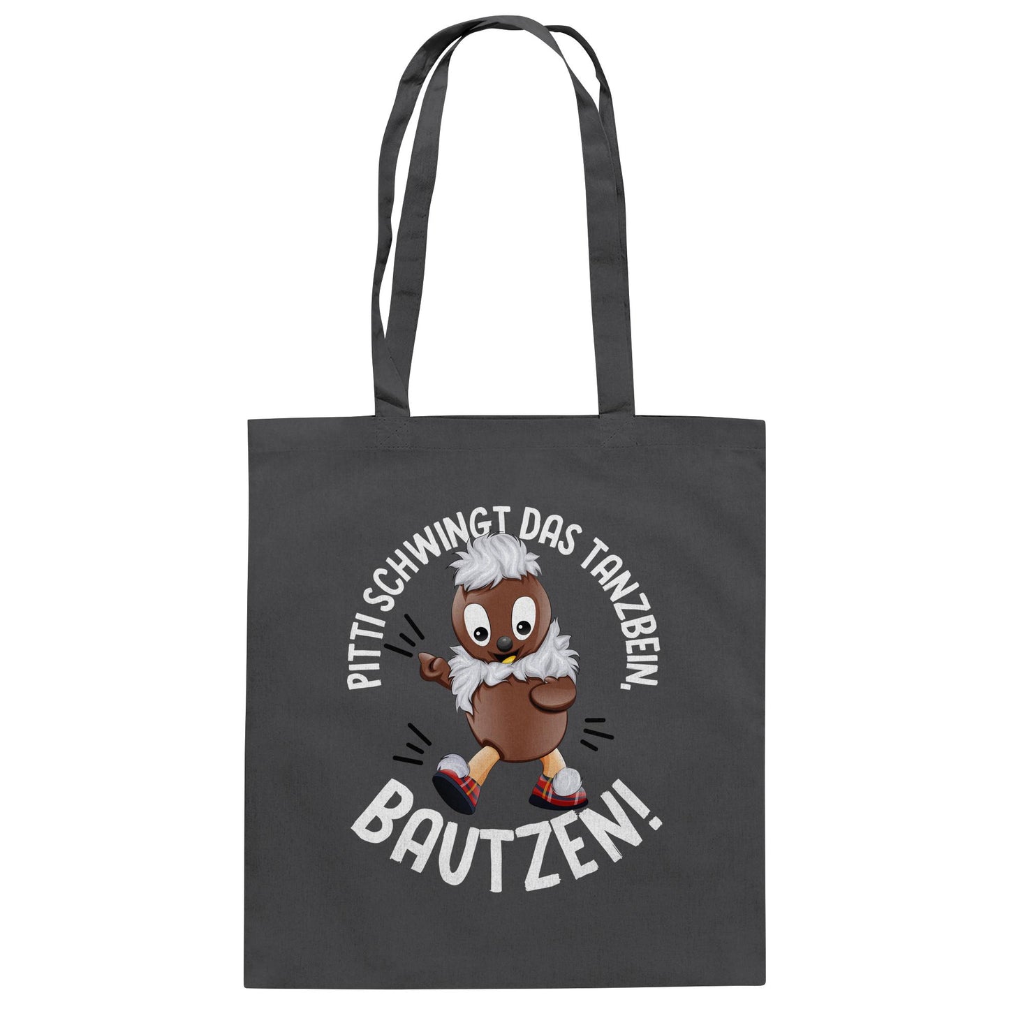 Pitti Stadt Nicki (Baumwolltasche) • PITTI SCHWINGT DAS TANZBEIN, BAUTZEN!