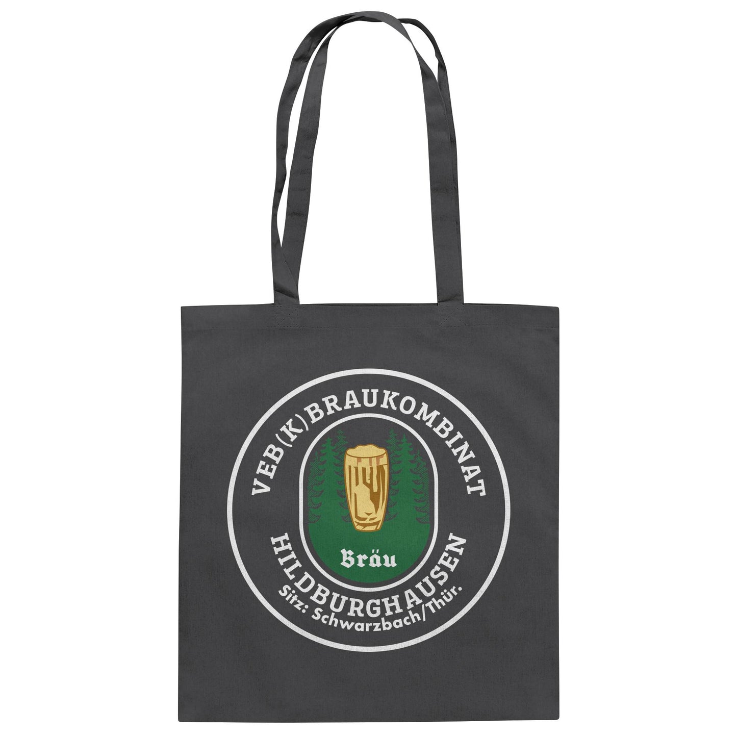 DDR Ostalgie Baumwolltasche • VEB BRAUKOMBINAT HILDBURGHAUSEN BIER