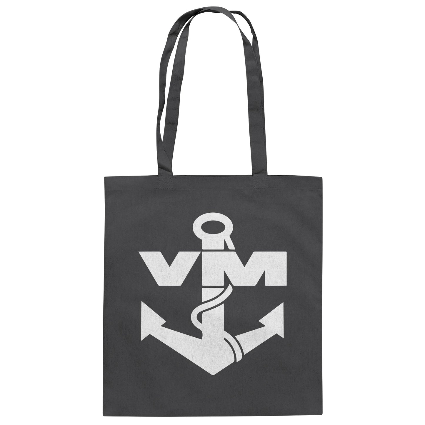 DDR Ostalgie Baumwolltasche • NVA EMBLEM - VOLKSMARINE SEESTREITKRÄFTE - DUNKEL