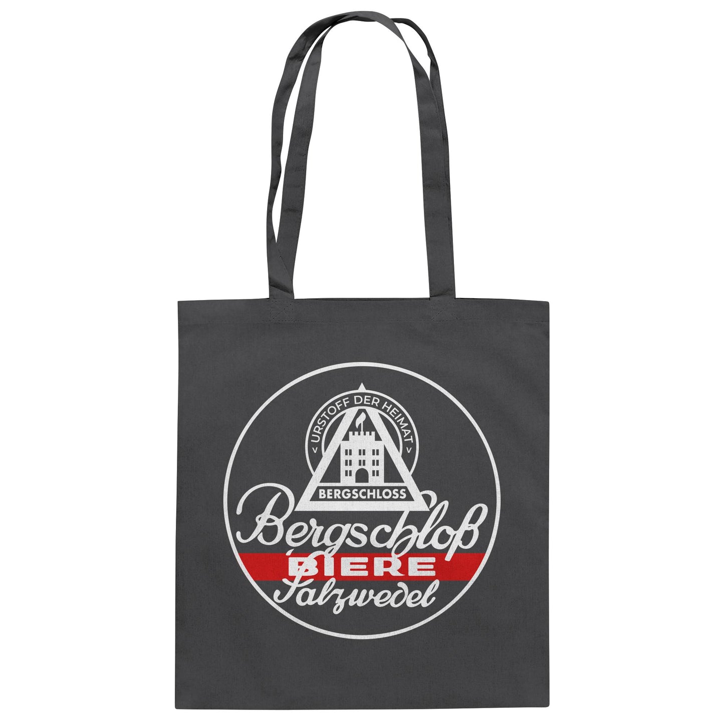 DDR Ostalgie Baumwolltasche • BERGSCHLOSS BIERE SALZWEDEL