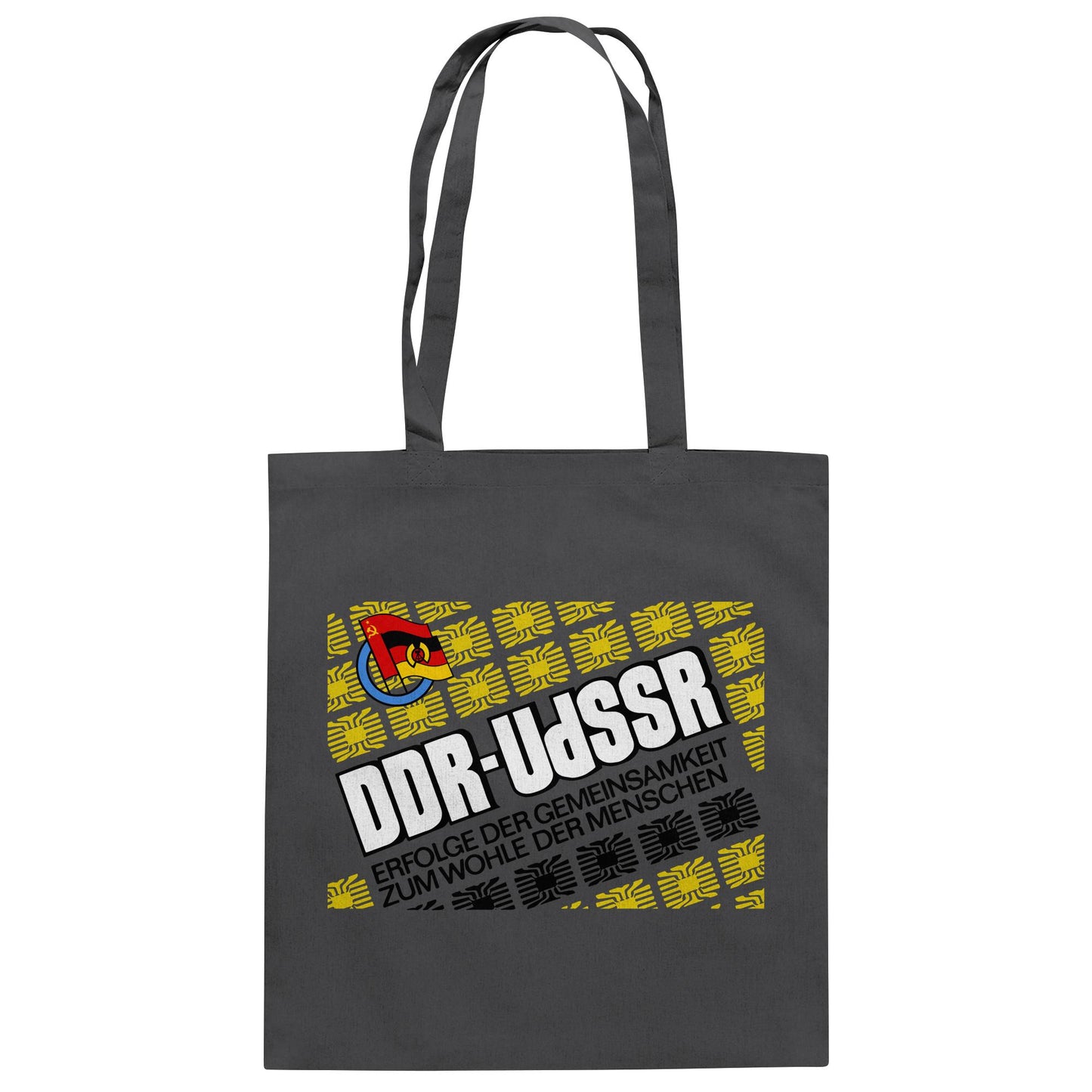 DDR Ostalgie Baumwolltasche • DDR - UDSSR: ERFOLGE DER GEMEINSAMKEIT
