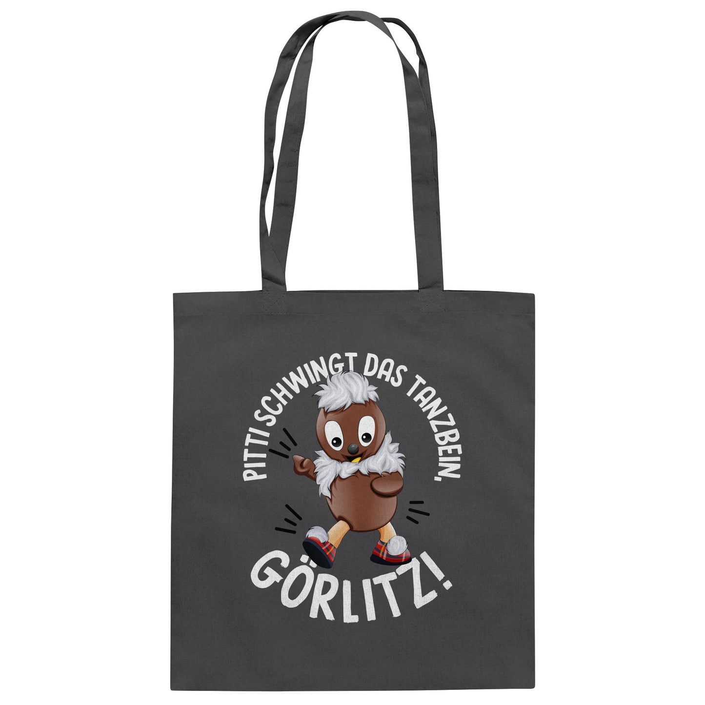 Pitti Stadt Nicki (Baumwolltasche) • PITTI SCHWINGT DAS TANZBEIN, GÖRLITZ!
